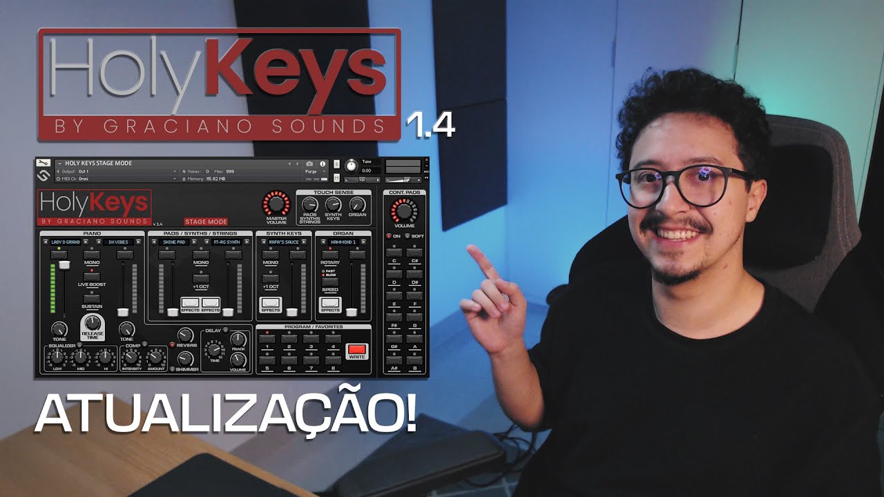 HOLY KEYS 1.4  A BIBLIOTECA (Livraria) PERFEITA PARA KONTAKT! (Stage Mode)