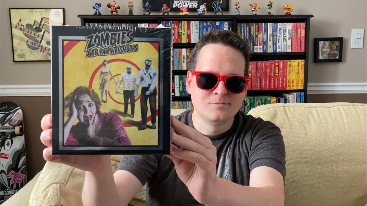Zombies Ate My Neighbors - Premium Edition (CD) Soundtrack & SNES Game Unboxing