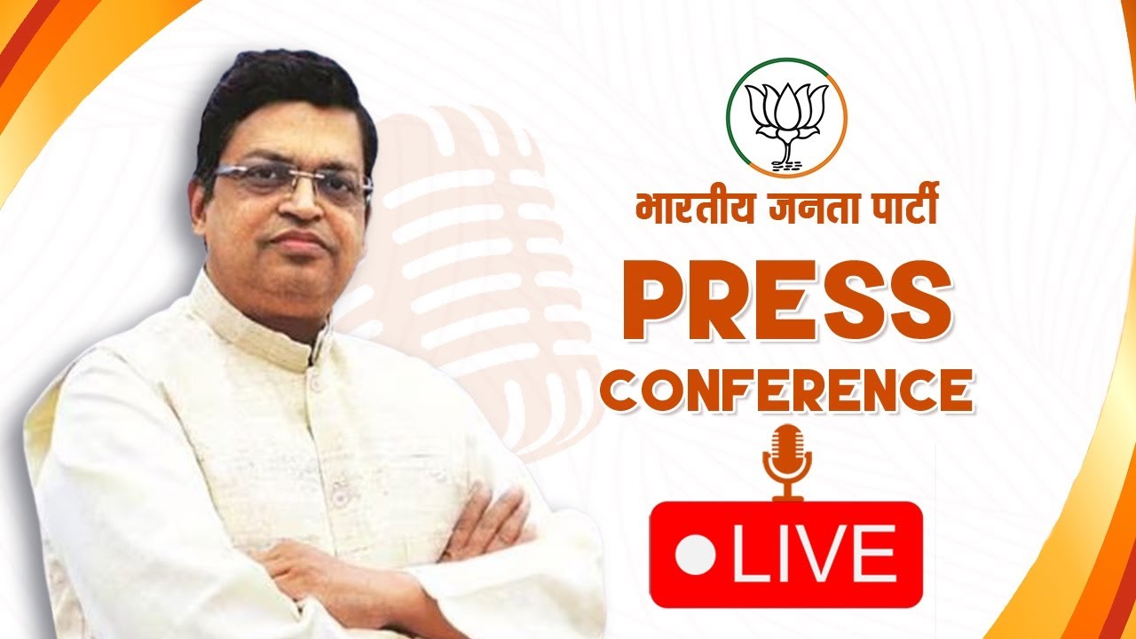 BJP National Spokesperson Shri Gopal Krishna Agarwal addresses press conference at BJP HQ, New Delhi