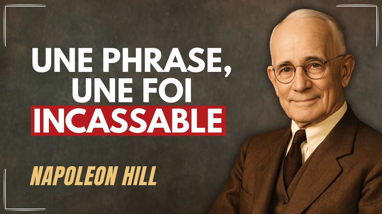 Répète cette déclaration et ressens la puissance de la foi dans ta vie | Napoleon Hill