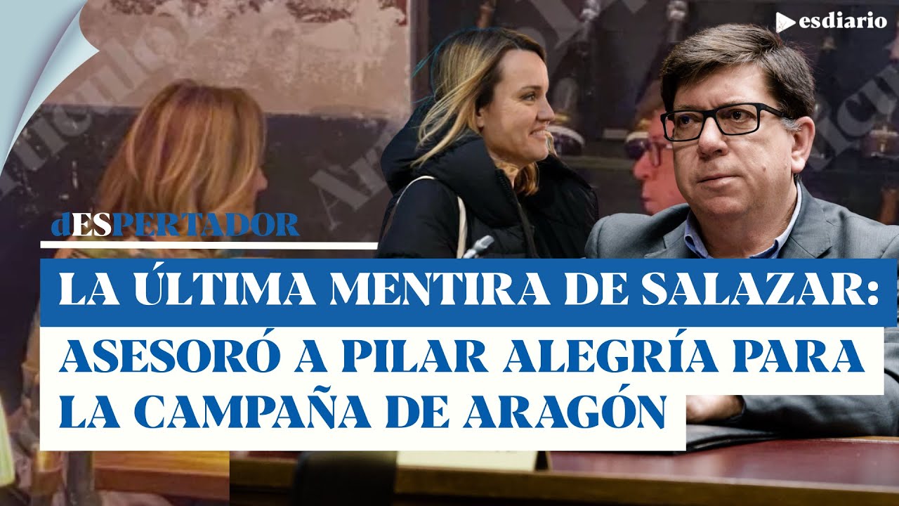 Salazar sigue con una estrecha relación con Pilar Alegría: asesora en su campaña electoral