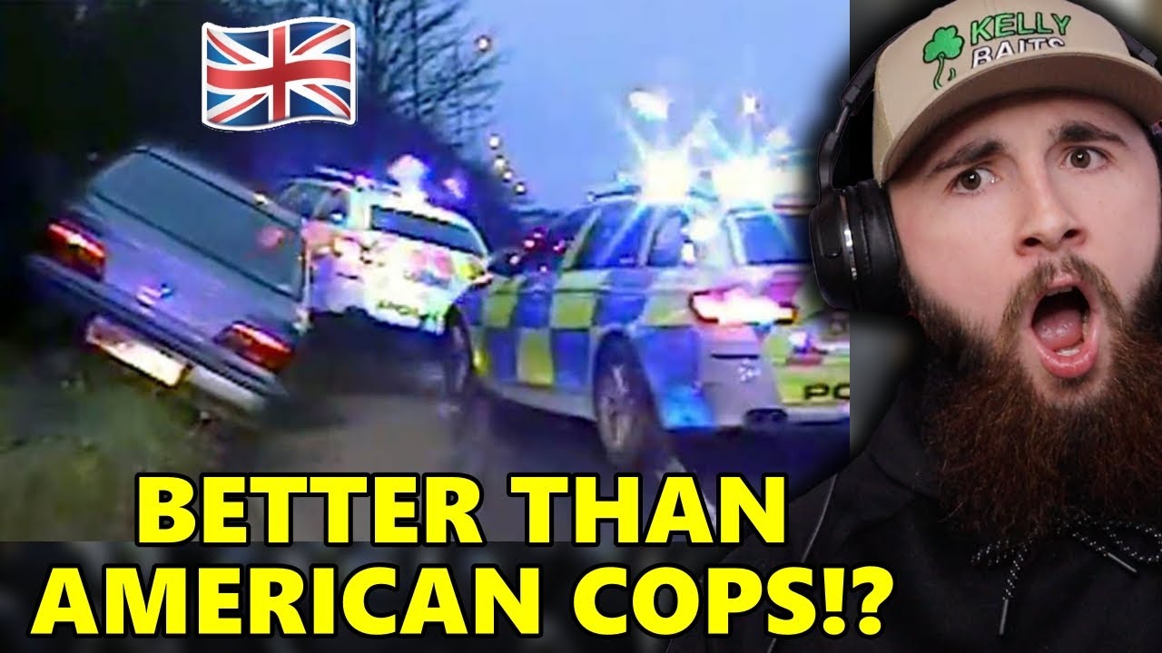 American Reacts to British Police Chase Cocaine Fueled Mad Man! *So Impressive*