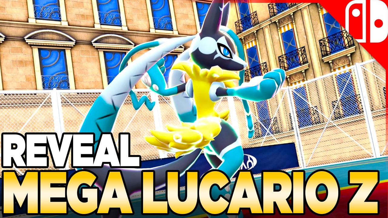 Mega Lucario Z Reveal for Pokemon Legends Z-A Mega Dimension