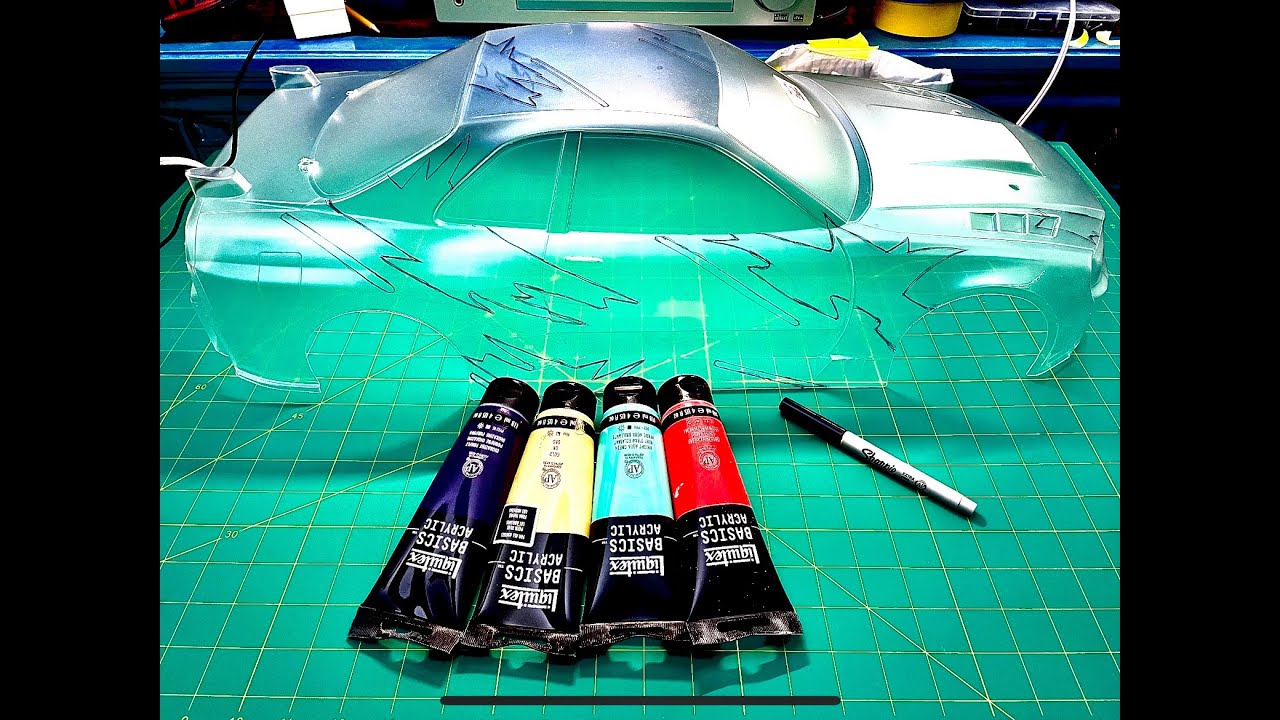 HKS design R/c body 1:7 Skyline Build (part 9)