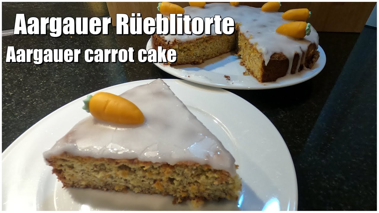 Aargauer Rüeblitorte -Nr.11  / Aargau Carrot Cake