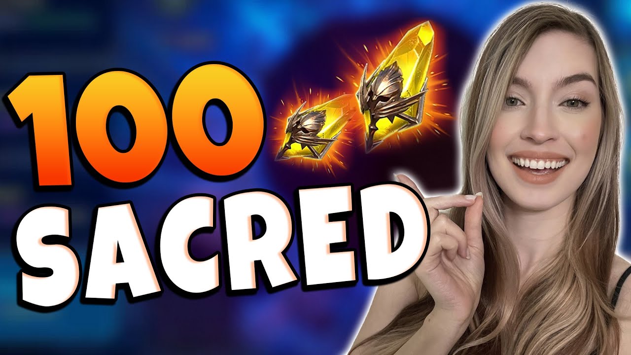 100 SACRED SHARDS OPENING! How Many Legendaries Will I Get?! | Raid Shadow Legends