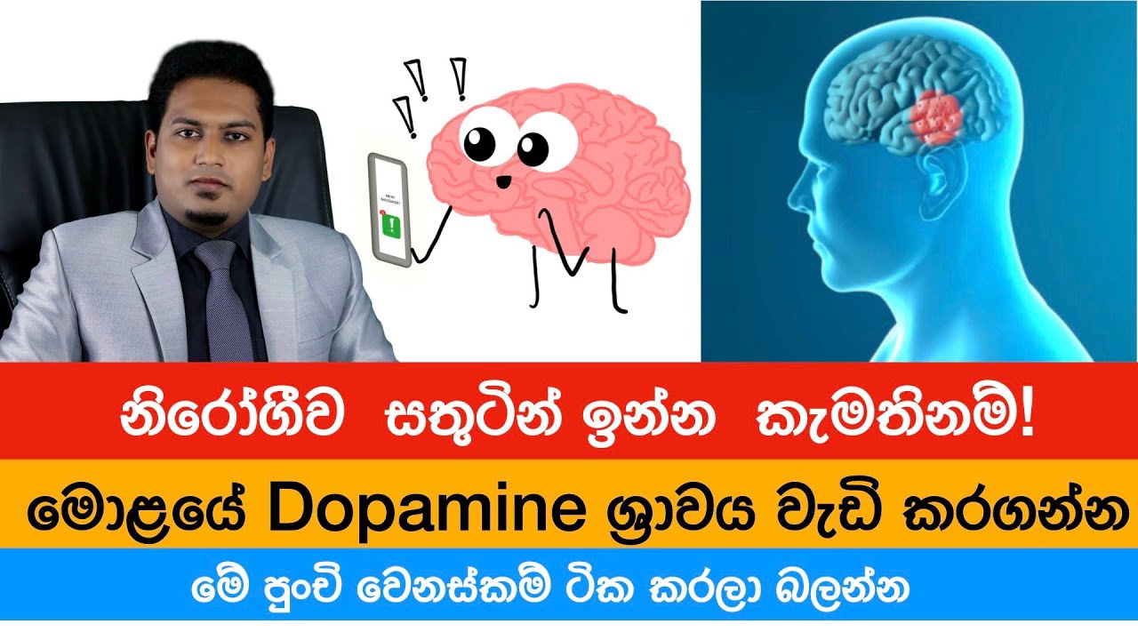 Dopamine වැඩි කරගන්න ස්වභාවික ක්‍රම| Improve Happyness & Dopamin  By Nutritionist Hiroshan Jayaranga