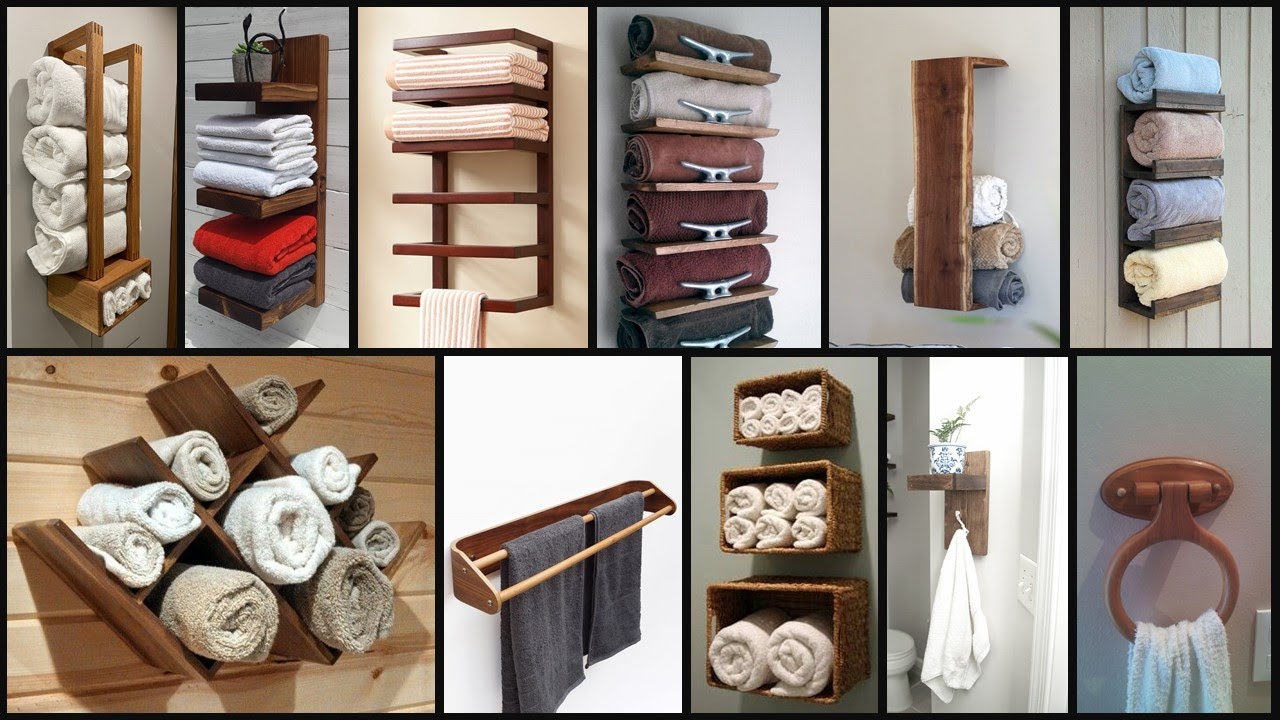 Wooden Shower Towel Holder | Elegant Bathroom Design & Styling Ideas”