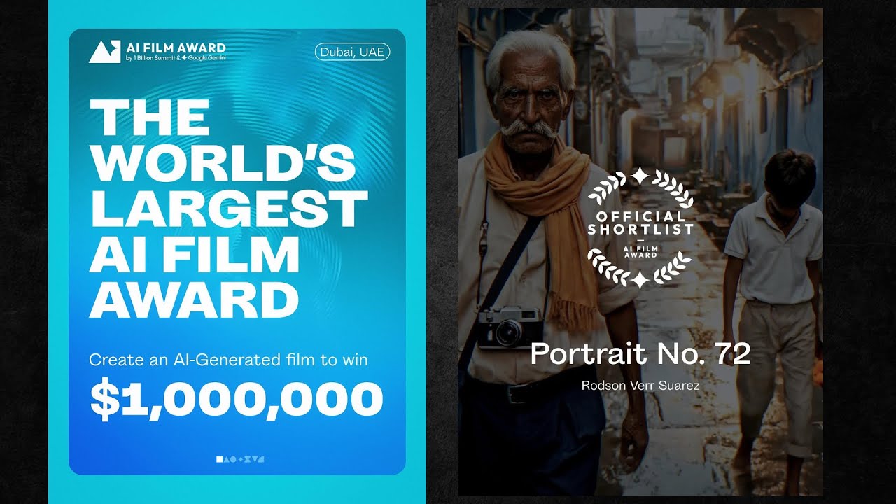 PORTRAIT NO 72 Submission AI FILM AWARD  1 Billion Summit Award Winn