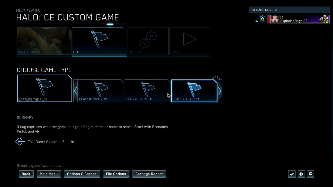 Halo:CE MCC - How to Make Custom Browser Gametype Settings
