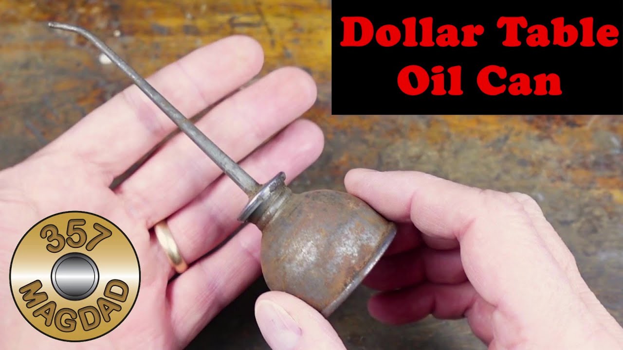 Dollar Table Oil Can Restoration