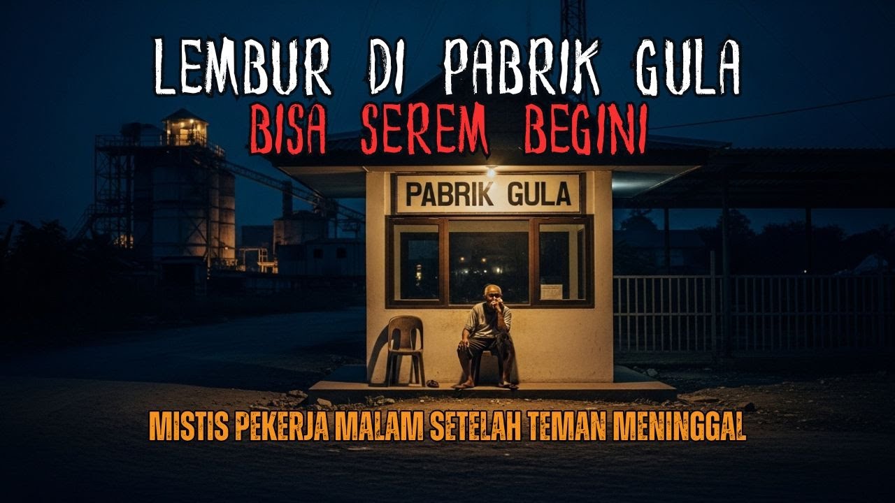 LEMBUR KERJA DI PABRIK GULA BISA BEGINI SERAM! KISAH ADIAN KALA MALAM DI PABRIK SARANG HANTU DI JAWA