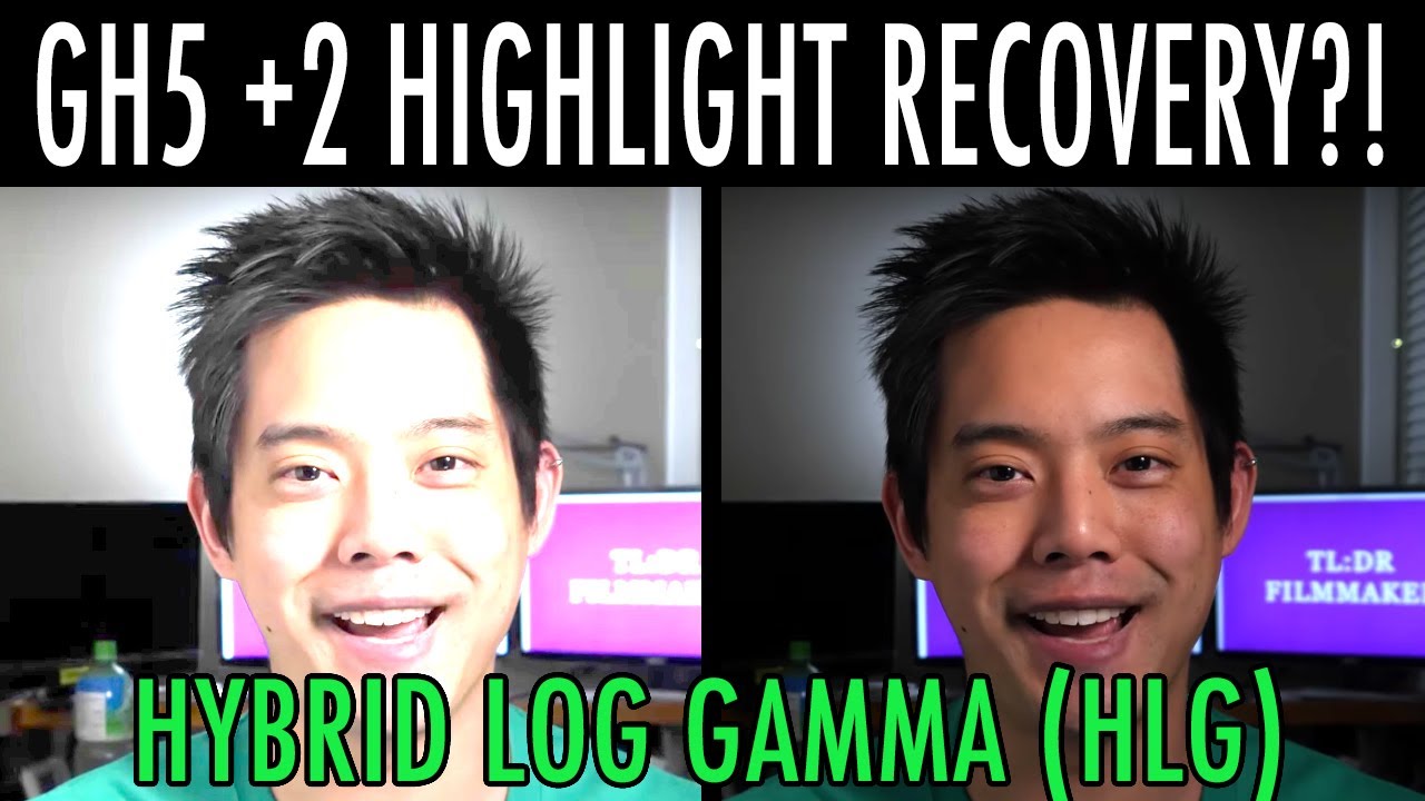 Insane GH5 Highlight Recovery в цветовом профиле Hybrid Log Gamma (HLG)