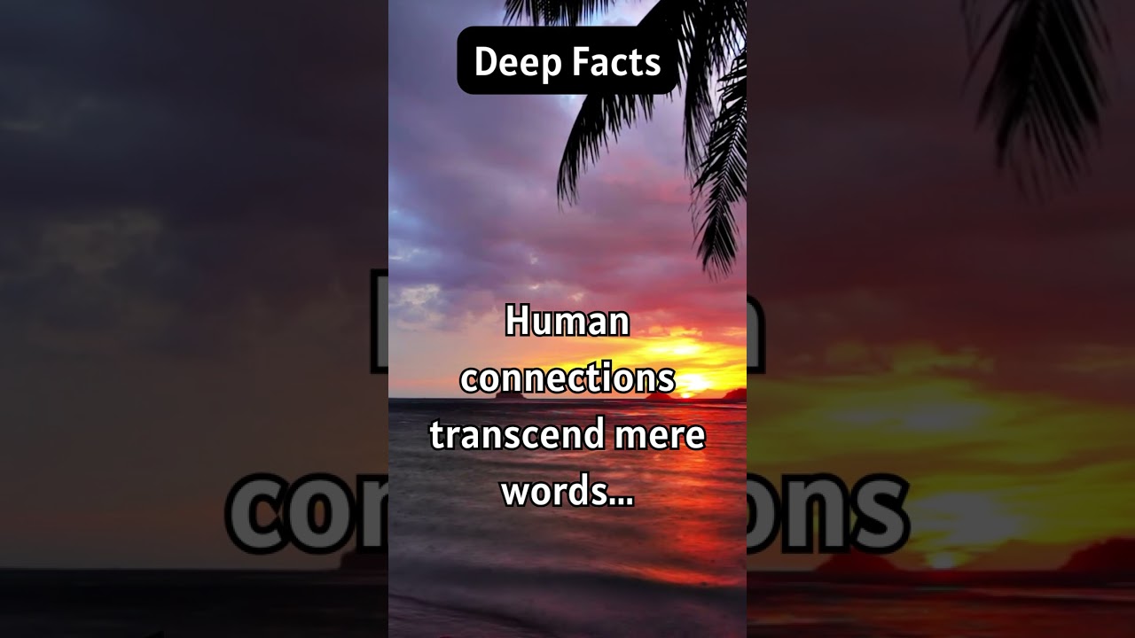 Human Connection: Beyond Words 🌐