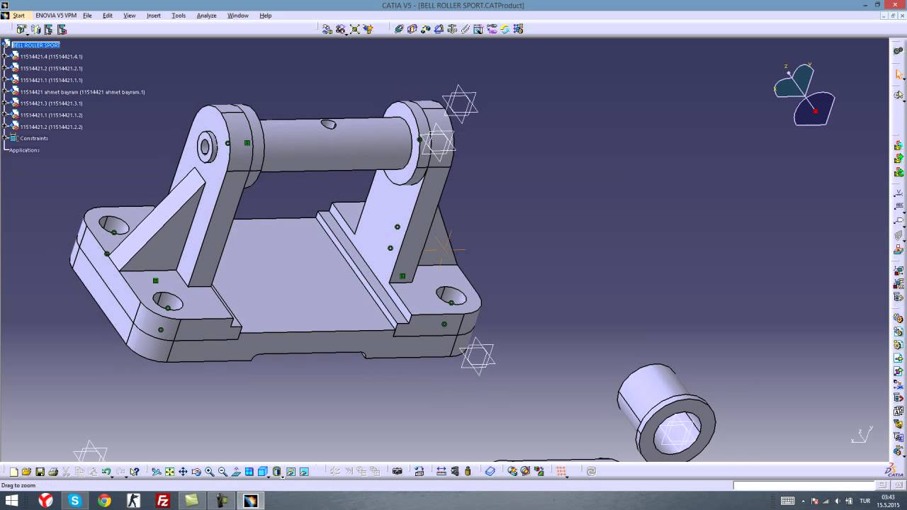 Catia Montaj Yapma Assembly Design