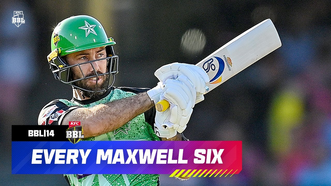 Every Glenn Maxwell SIX!  #BBL14