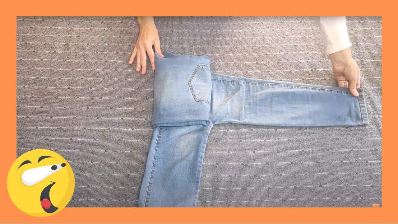 DOBLAR PANTALONES de una manera FACIL y pr&aacute;ctica.