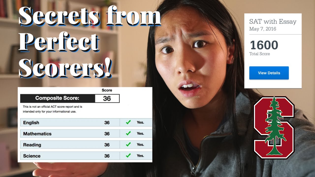 Acing the SAT/ACT - Top Strategies for Getting a PERFECT SCORE 🎉