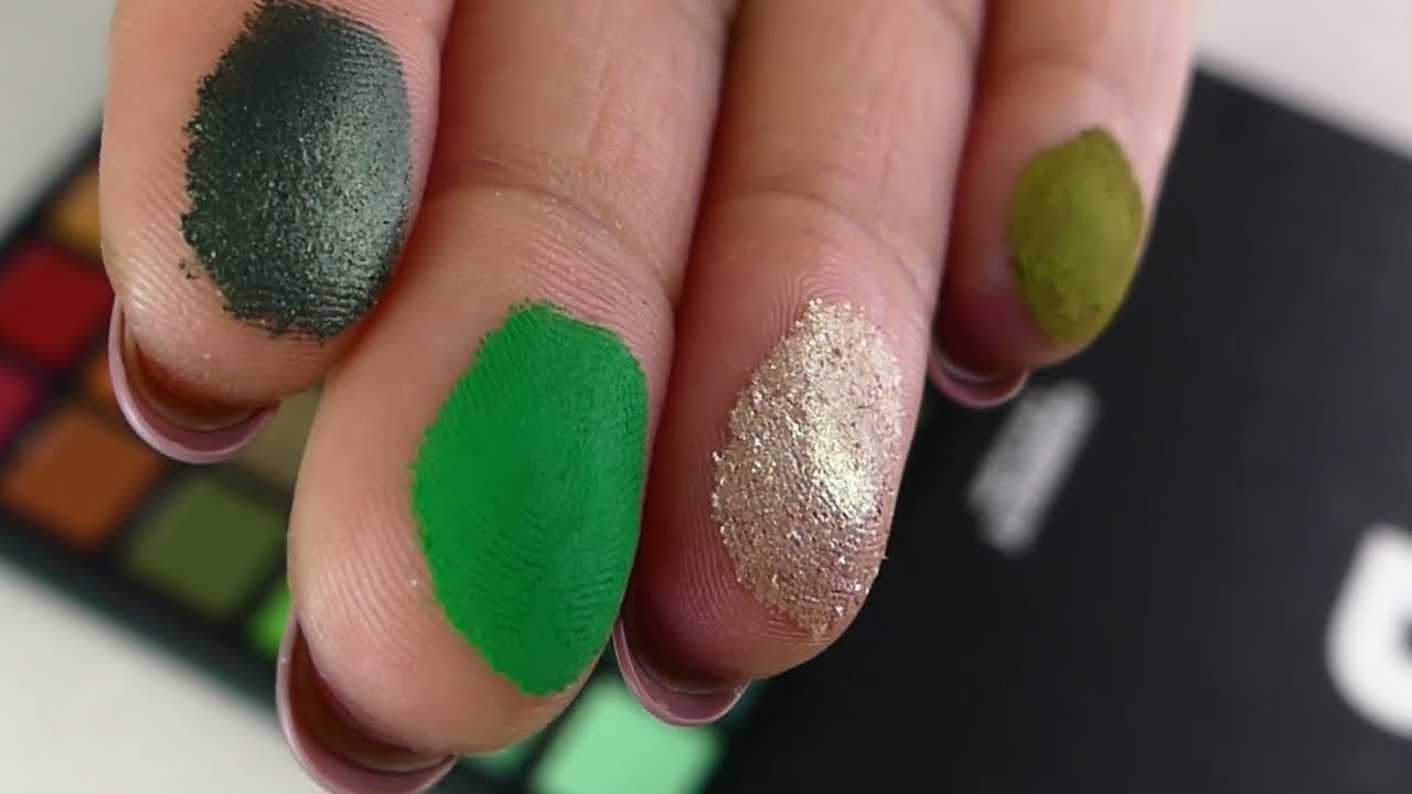 BEAUTY BAY EARTHY PALETTE SWATCHES
