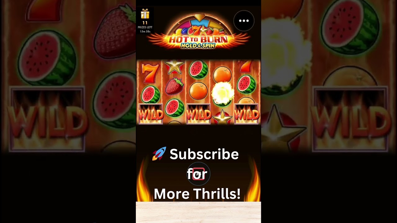 Wild Heat: Unleashing More Wilds in Hot to Burn Hold & Spin!