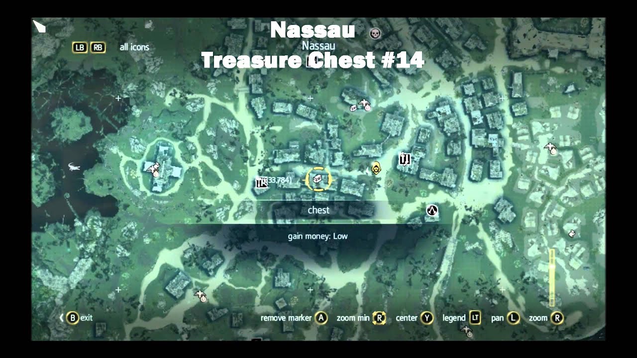 Assassin's Creed IV Black Flag - Nassau - Treasure Chests