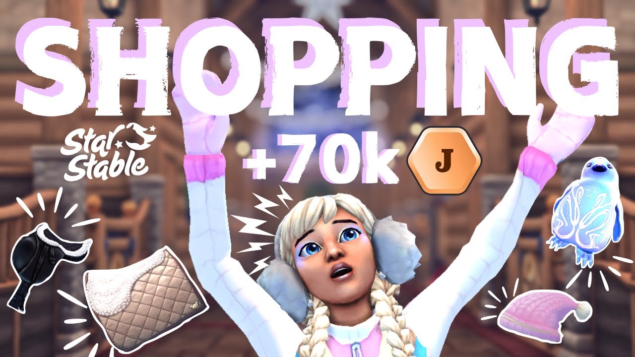 SHOPPING du VILLAGE DE NOËL (+70k shillings) 😍- Star Stable Online