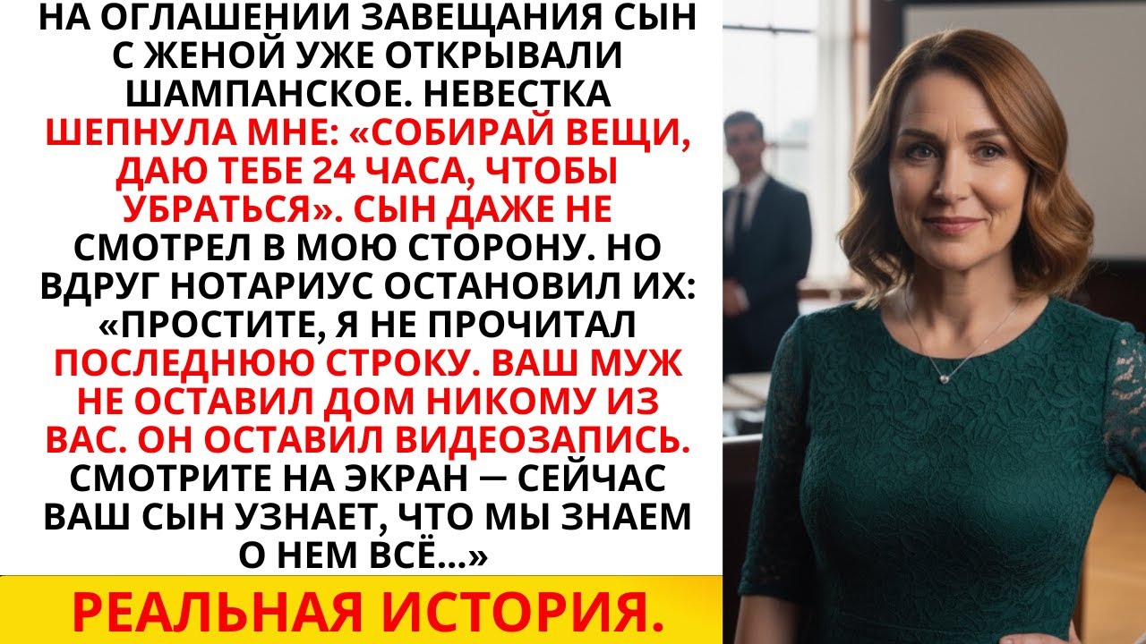 Сын с женой уже делили наследство. Ровно до слов нотариуса: «Ваш отец всё знал»…