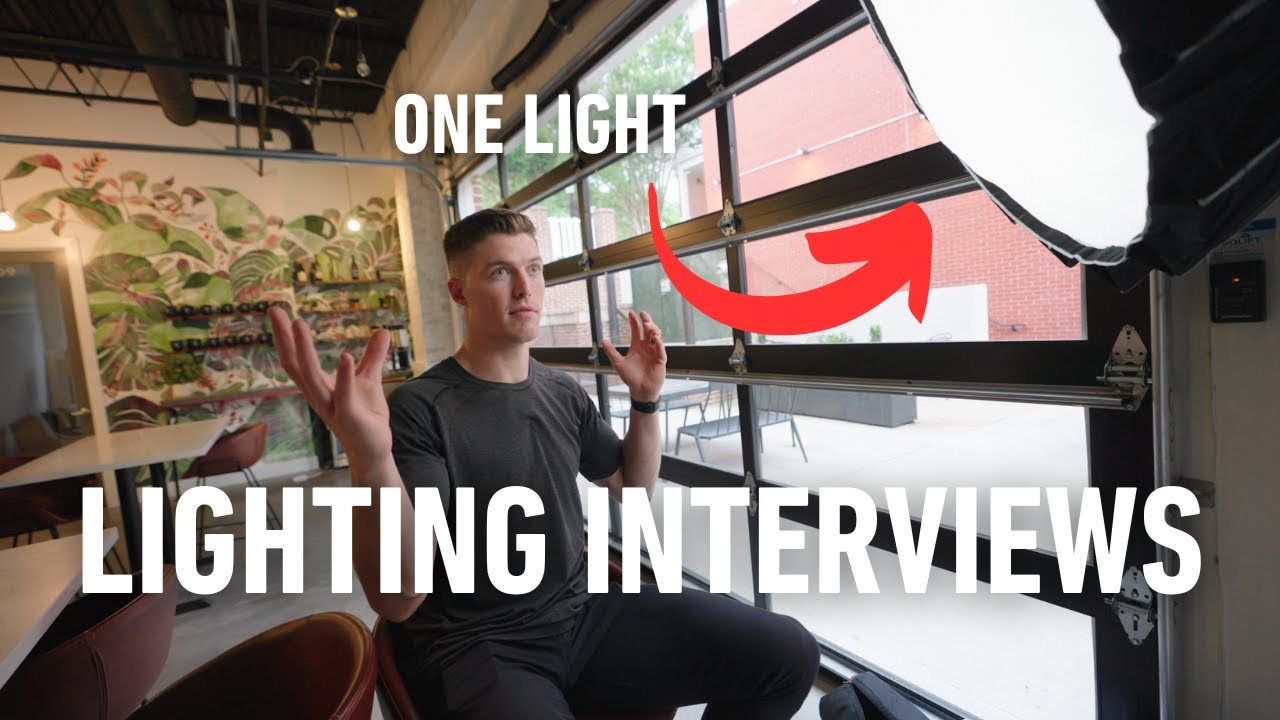 HOW TO film interviews with ONE LIGHT