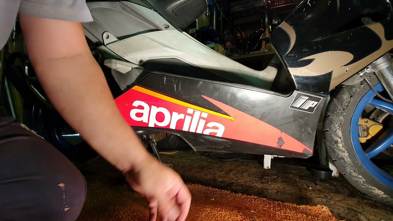 Aprilia SR50 part 30 komplett szerviz felújítás polini 70 Aprilia SR50 complete service renovation