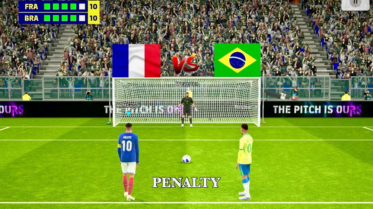 France vs Brazil Penalty Shootout | FRA vs BRA | eFootball