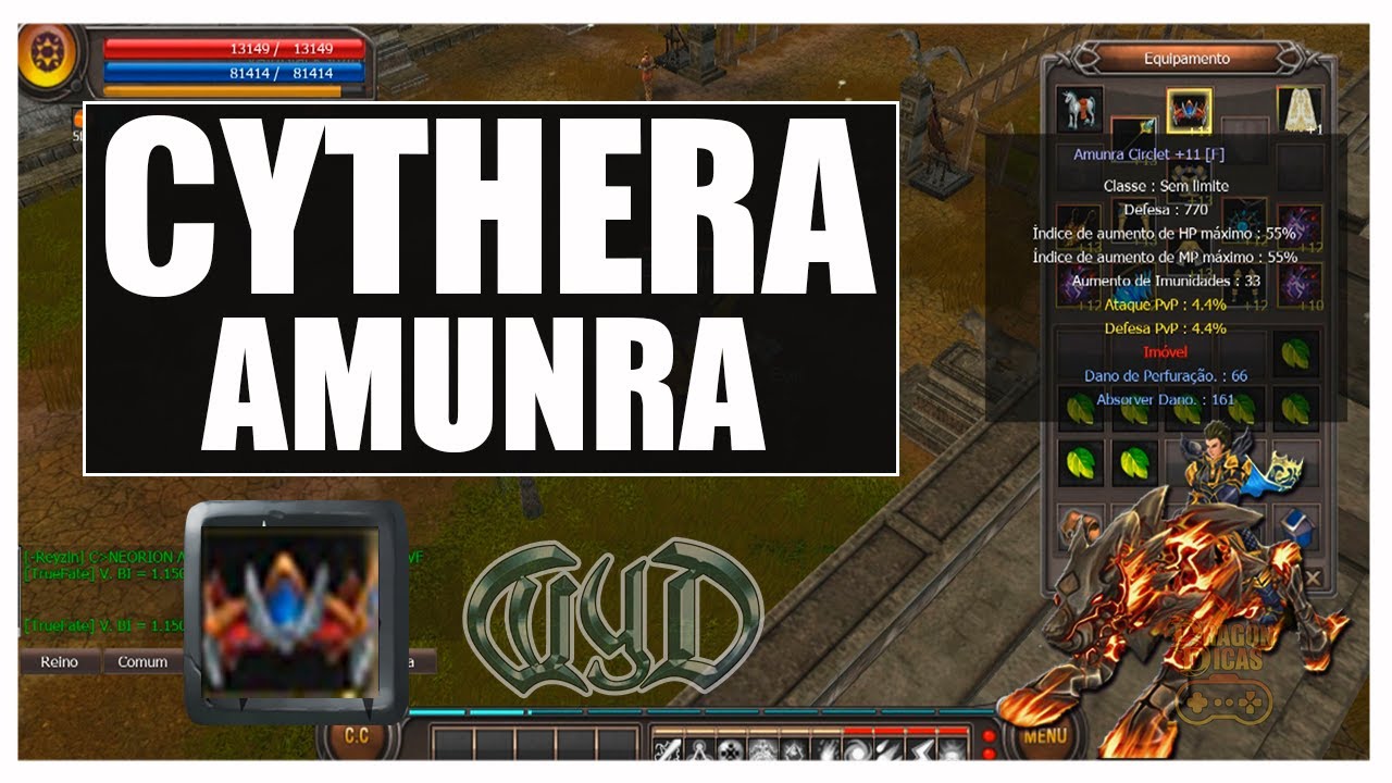 Onde Comprar e Refinar a  CYTHERA AMUNRA no WYD GLOBAL
