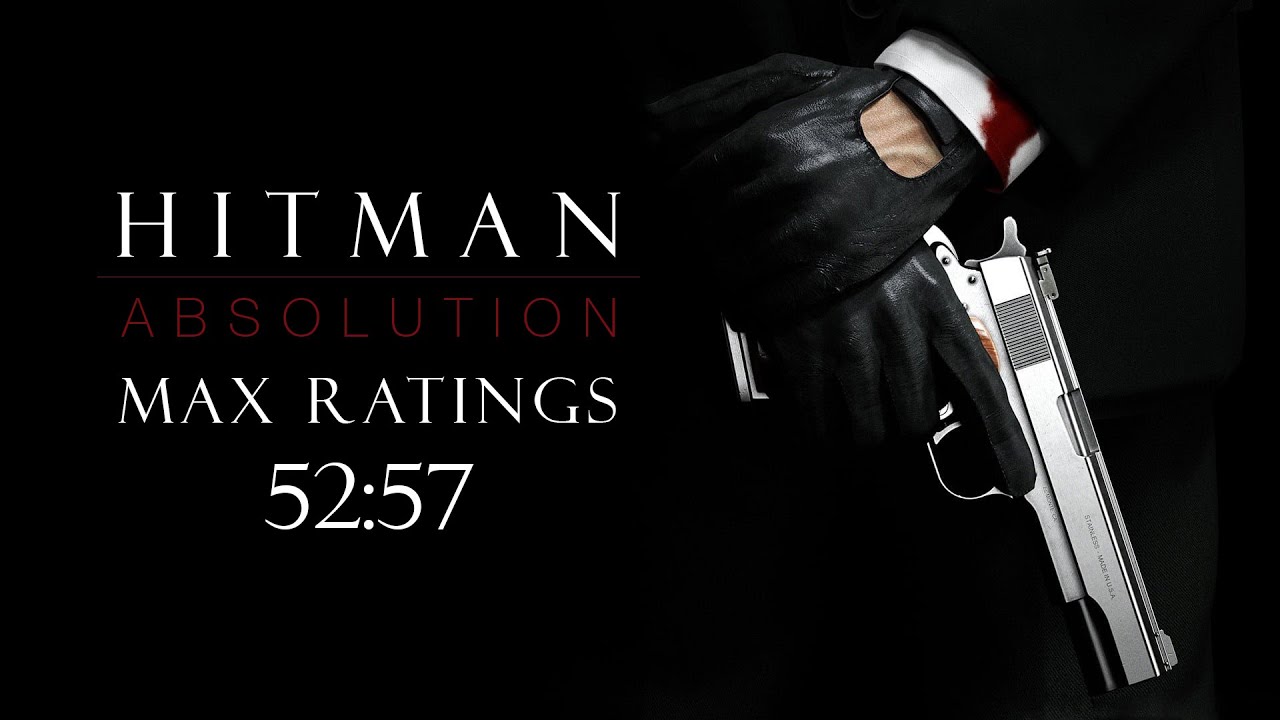 Hitman: Absolution Max Ratings Speedrun in 52:57 (World Record)