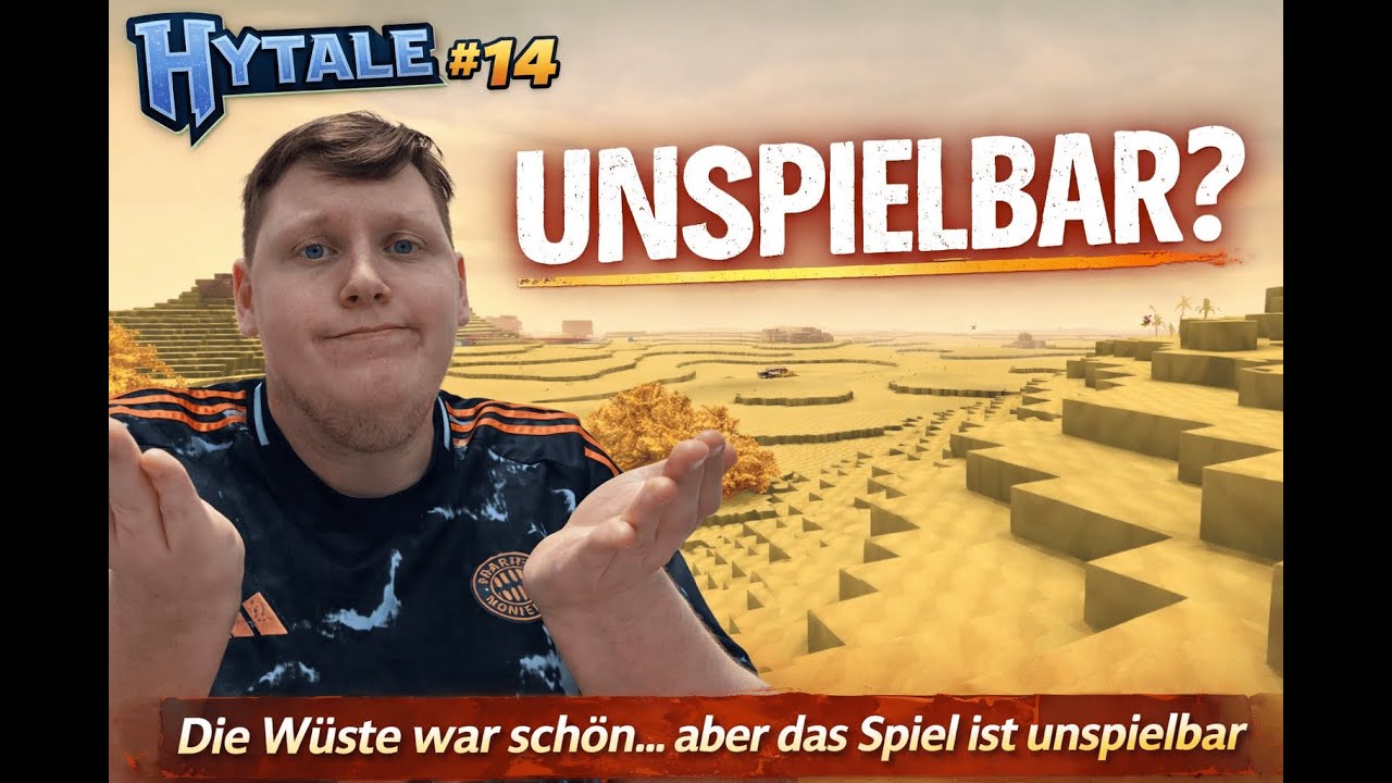 Die Wüste war schön... aber Hytale aktuell unspielbar | Hytale Floge 14