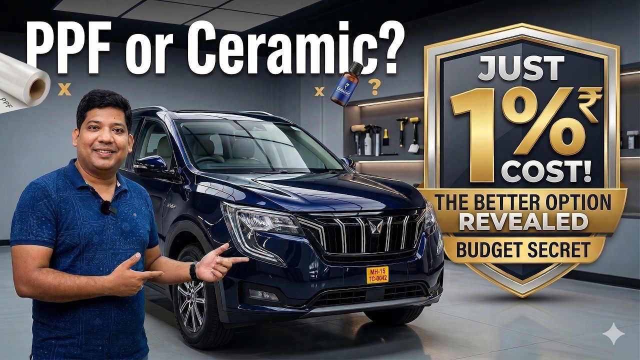 Paint protection coating | Ceramic / Graphene or PPF Vs cost efficient option costing 1% | XUV 700