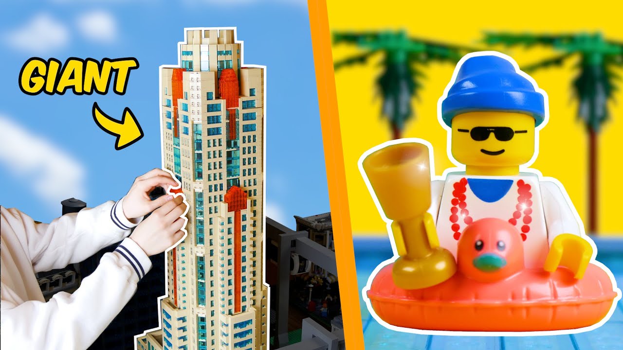 What's INSIDE this LUXURY LEGO HOTEL?