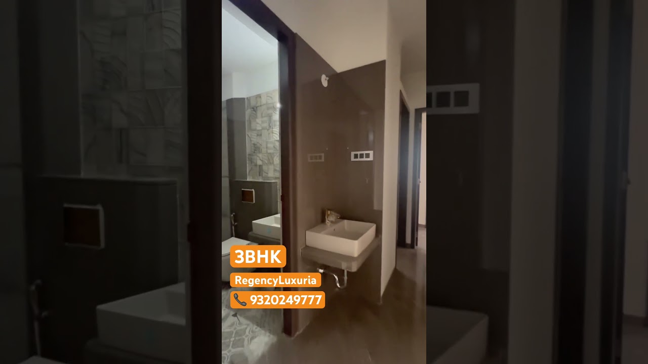 Regency Luxuria | 🏠3bhk flat |Regency Annatam | Dombivli | Mumbai #shorts #3bhk #regencyanantam