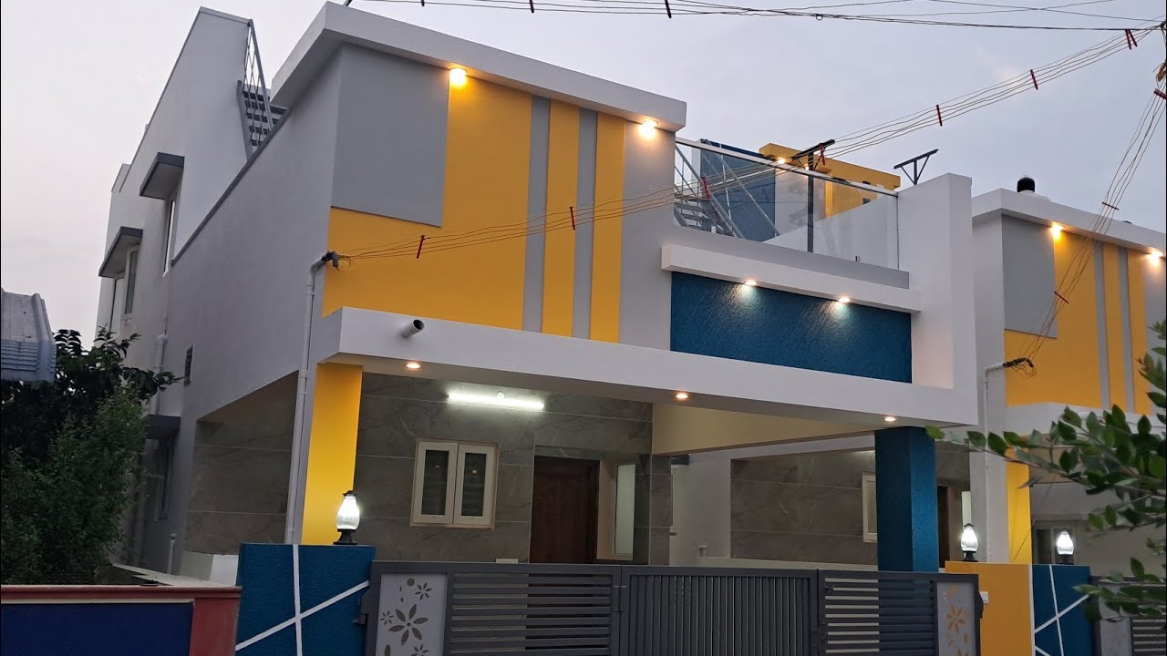 # House For Sale in Coimbatore Singanallur Ondipudur # East Facing # / 2.75 cent Double car Parking 
