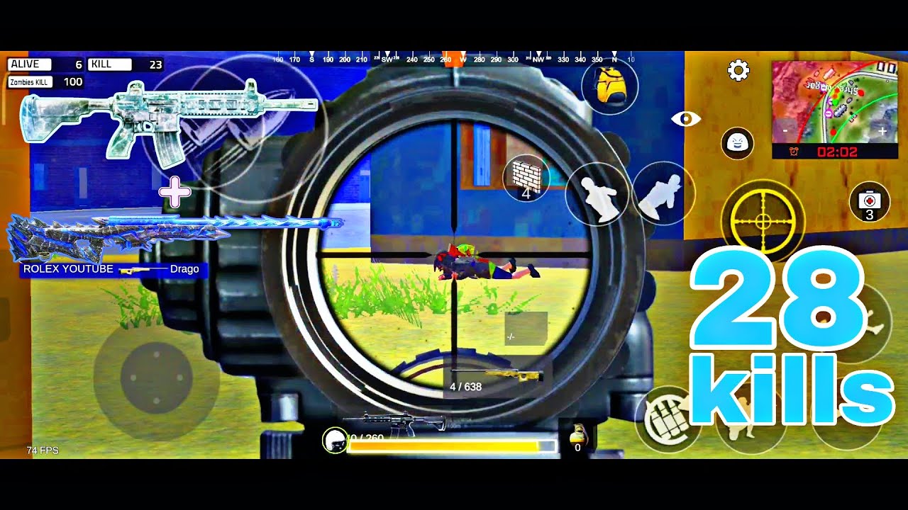M416+AWM NEW AGGRESSIVE GAMEPLAY 😤 SURVIVAL UNKNOWN BATTLE ROYAL