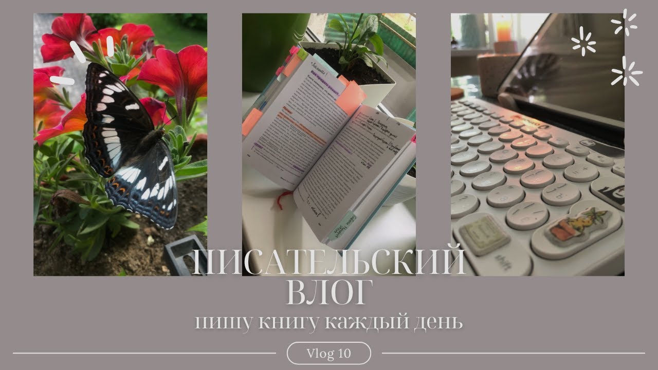 Писательский влог 10 🌙🖥 | Пишу книгу каждый день |