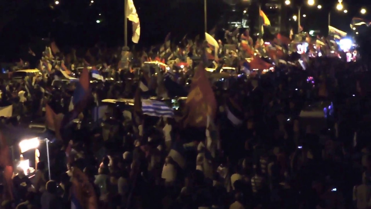 Acto final Frente Amplio, campa&ntilde;a electoral octubre 2014