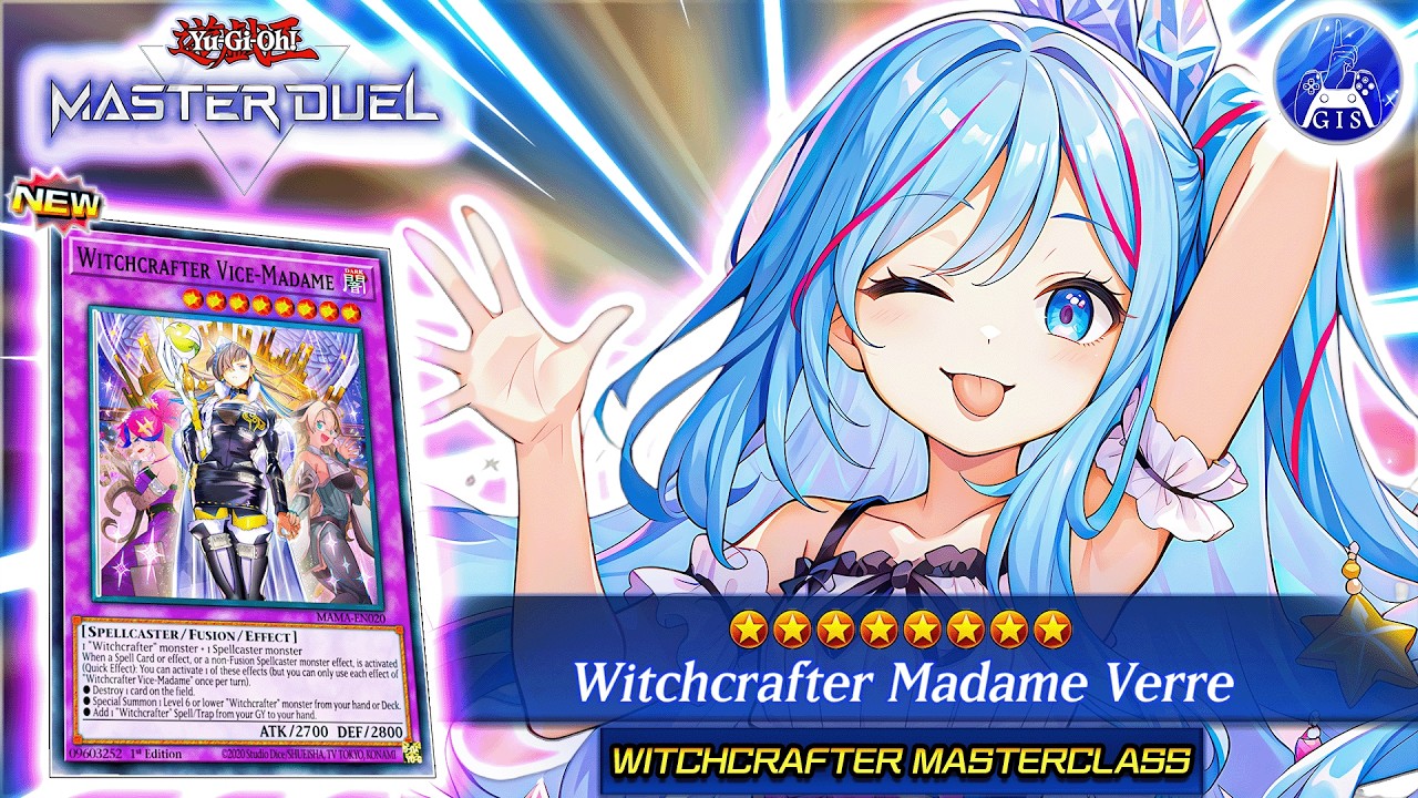 WITCHCRAFTER MASTERCLASS - 20 BUILDS TO DOMINATE MASTER DUEL! 🧙&zwj;♀️