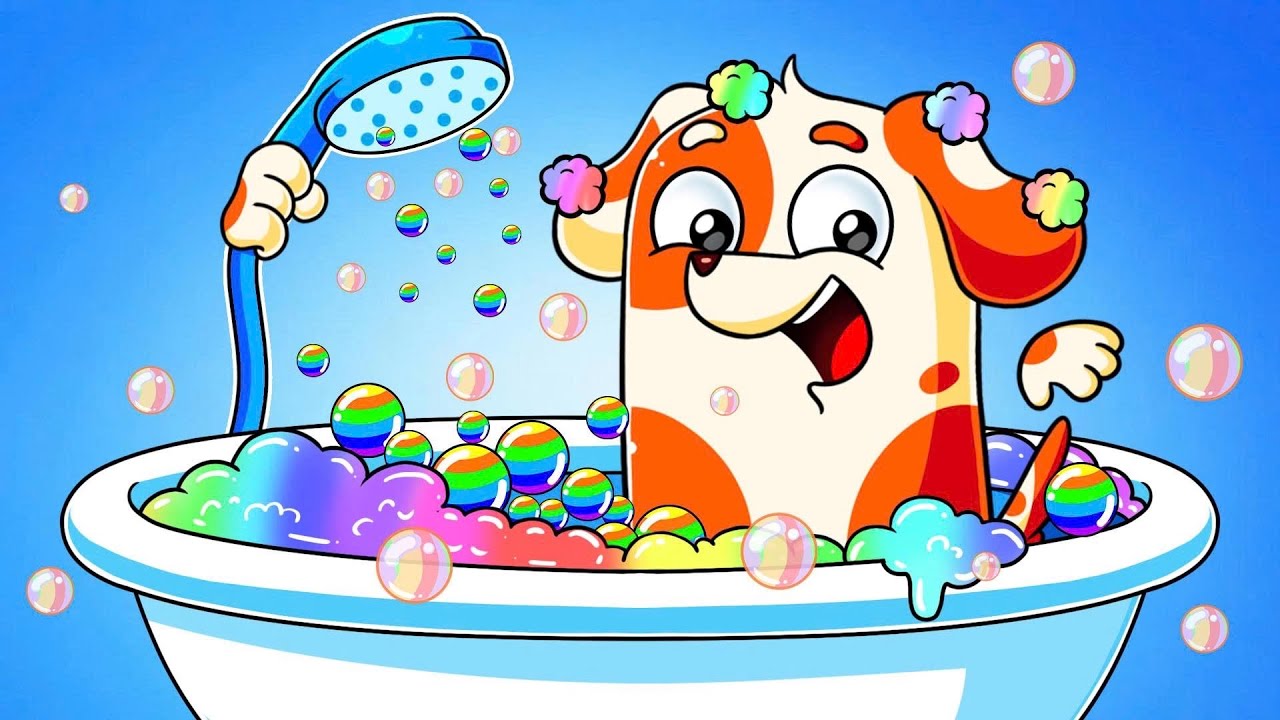 NEW EPISODES | Don't Play Rainbow Soap in the Bathtub 🛁🌈| Kids Cartoon | Hoo Doo Super Pup