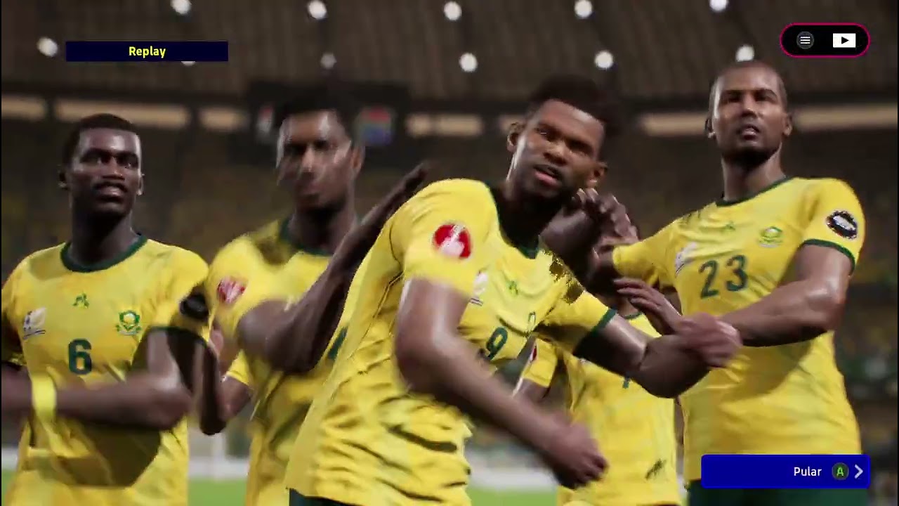 Copa da África no efootball, África do Sul Campeã da copa