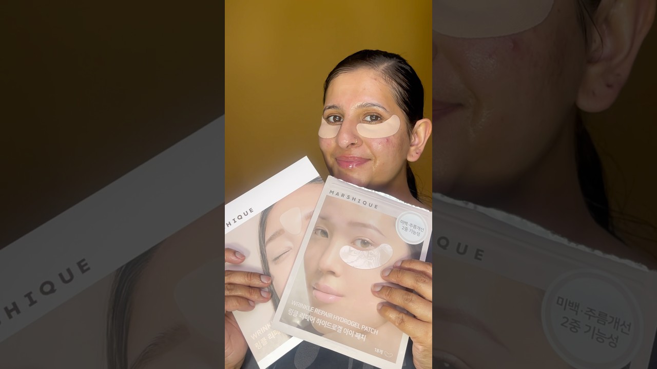 Marshique repair patch for eyes and forehead! #darkcircles #eyepatches #wrinkles #skinlifting