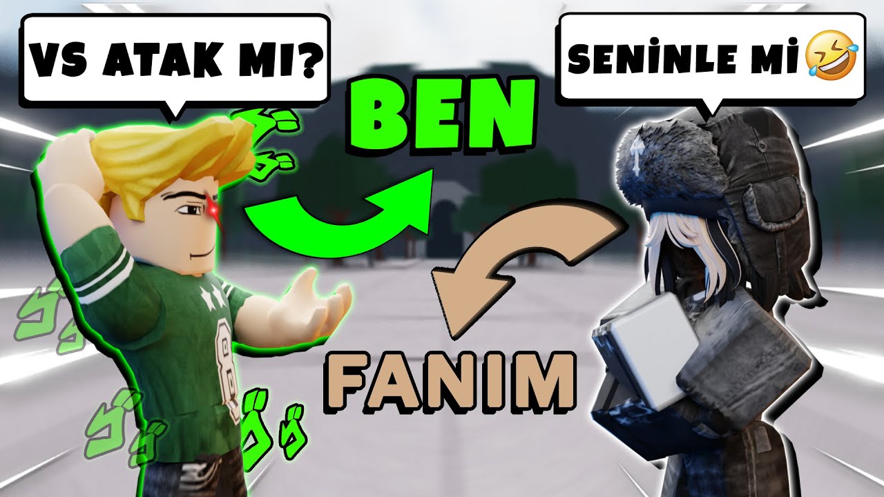 SAHTE HESAP A&Ccedil;IP TAKİP&Ccedil;İLERİMLE VS ATTIM! - The Strongest Battlegrounds