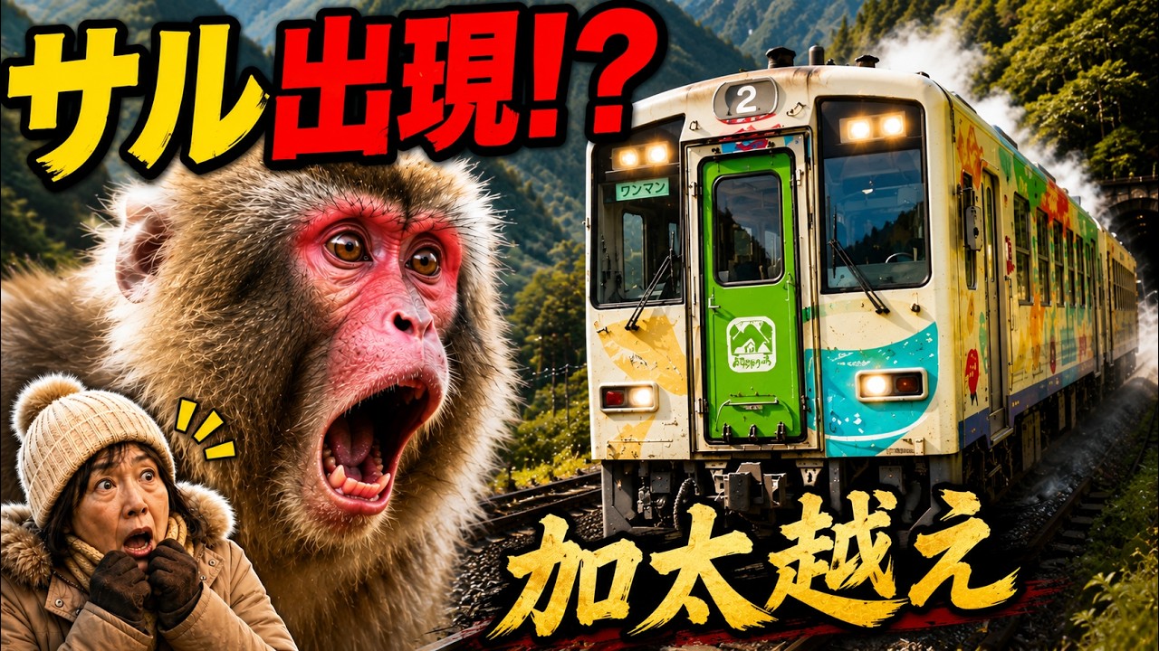 【前面展望】珍客現る 25パーミルの激坂 加太越え 関西本線 キハ120形 亀山駅から加茂駅まで完全収録!