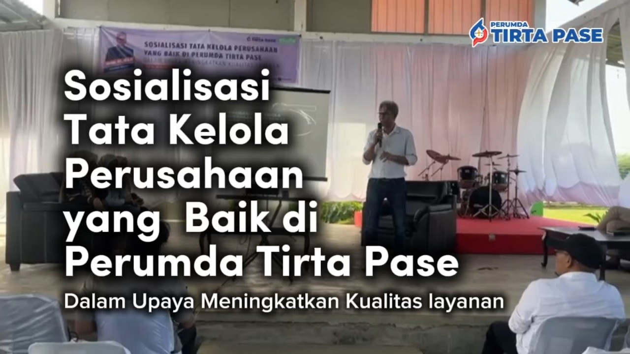 Sosialisasi Tata Kelola Perusahaan Yang Baik di Perumda Tirta Pase, 06 Maret 2026