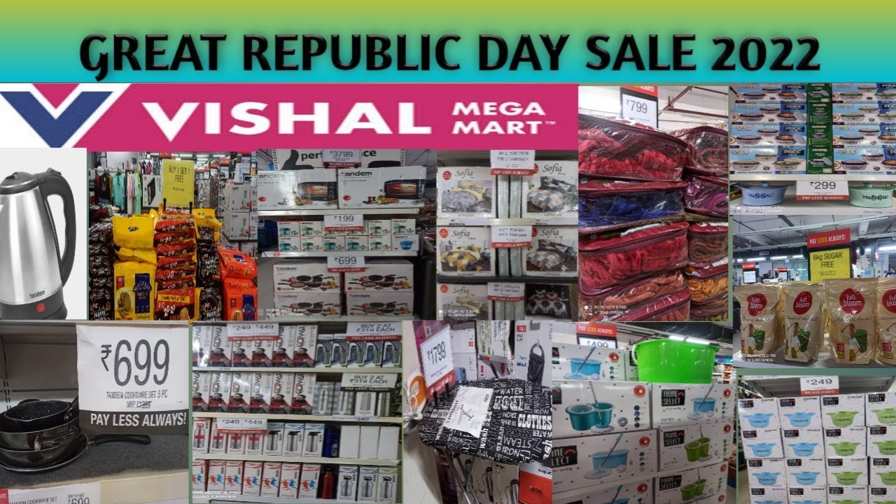 Vishal Mega Mart Great Republic Day Sale 🥳🥳 | 26 January Offers | festival sale | Vishal Mega Mart |
