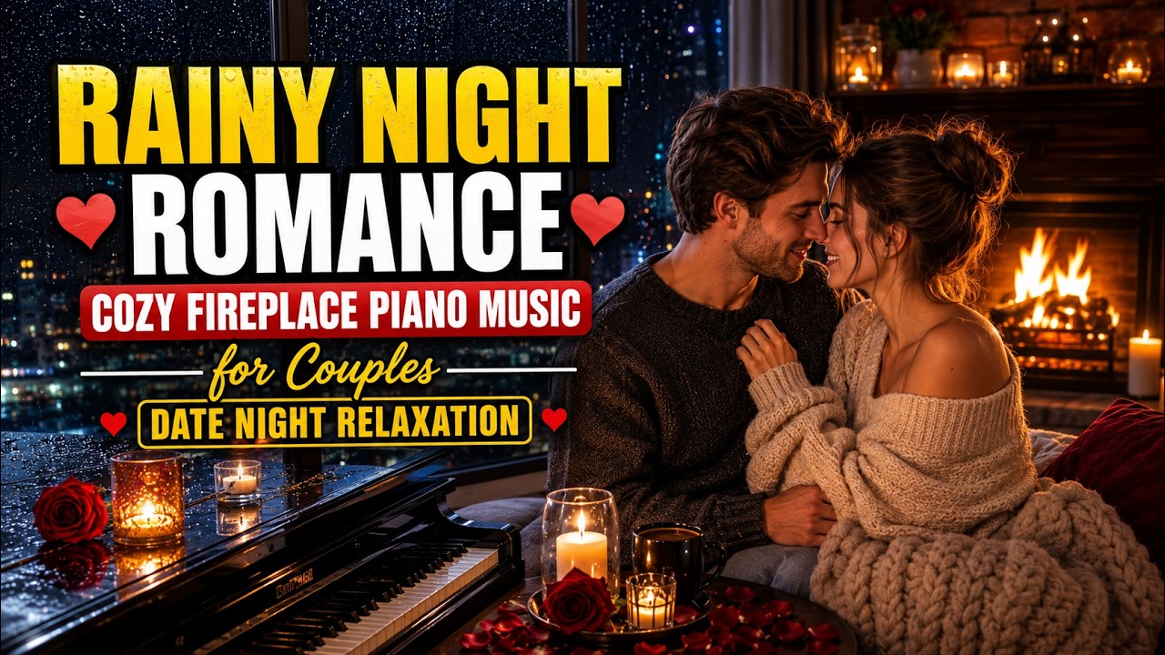 Rainy Day Romance | Cozy Piano Music for Couples & Relaxation