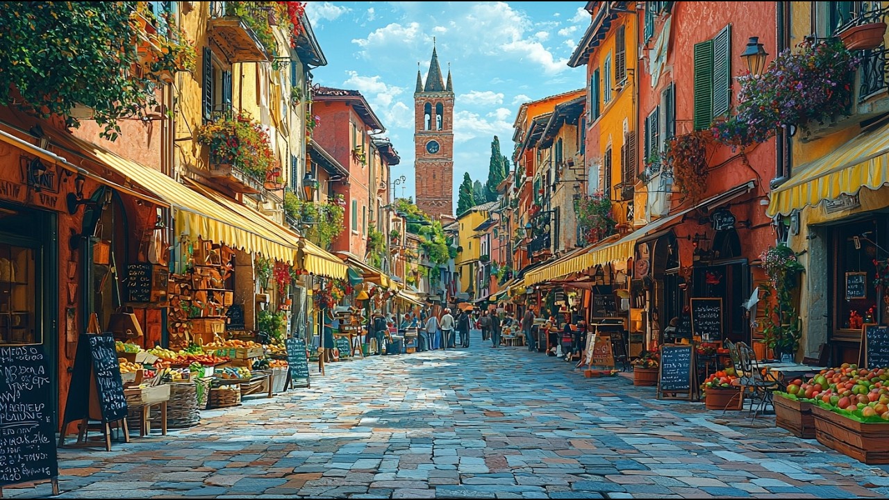 Verona, Italy Walking Tour 4K — A Romantic Journey Through History
